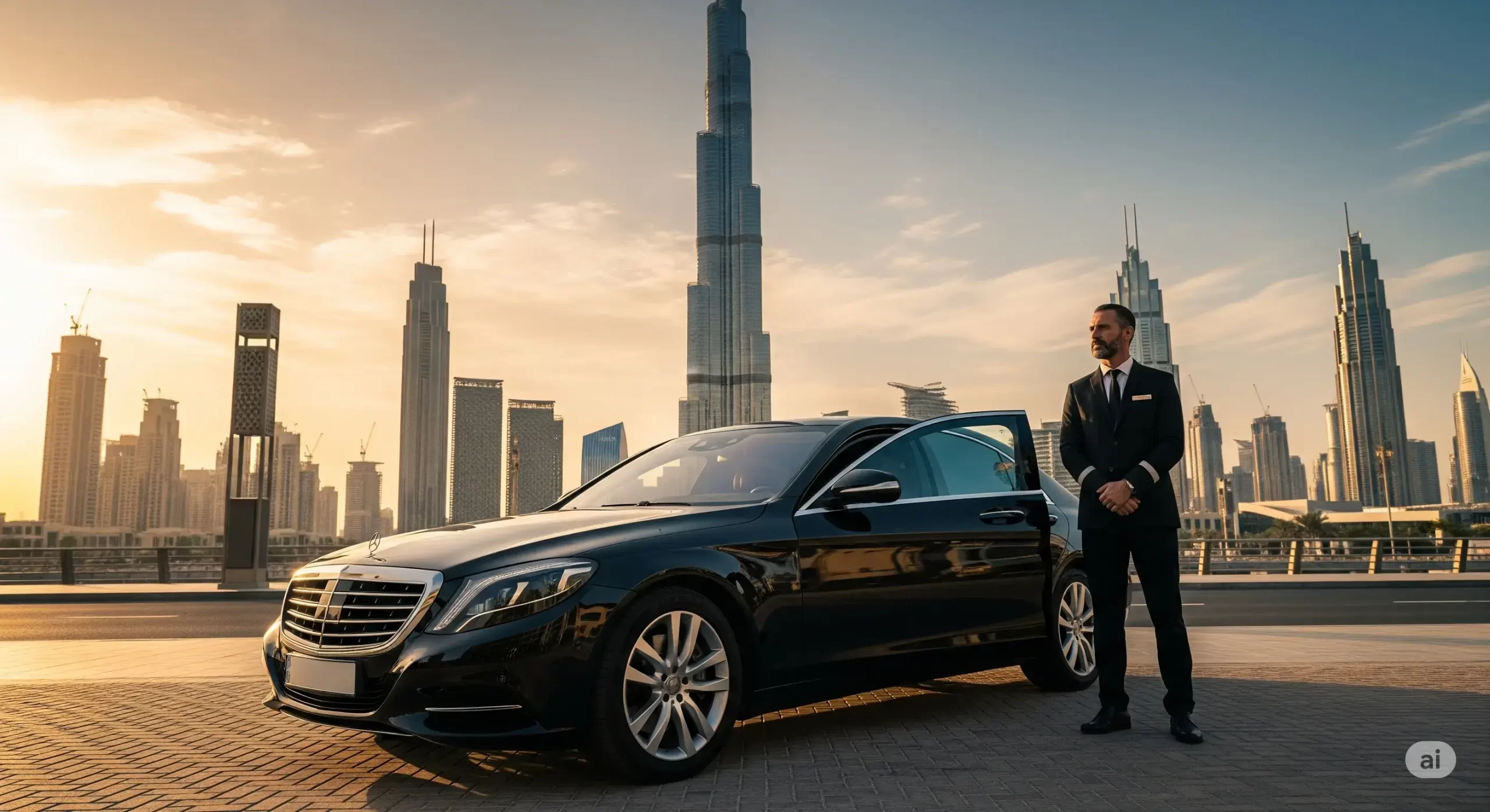 Business travel car hire Dubai